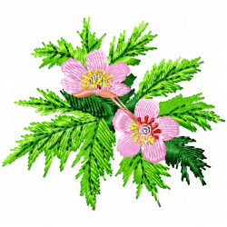 Flowers And Tree Embroidery Design 5 Flowers And Tree Embroidery Design 5